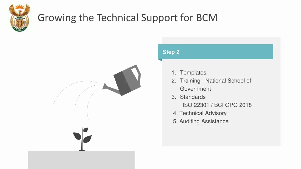 growing the technical support for bcm