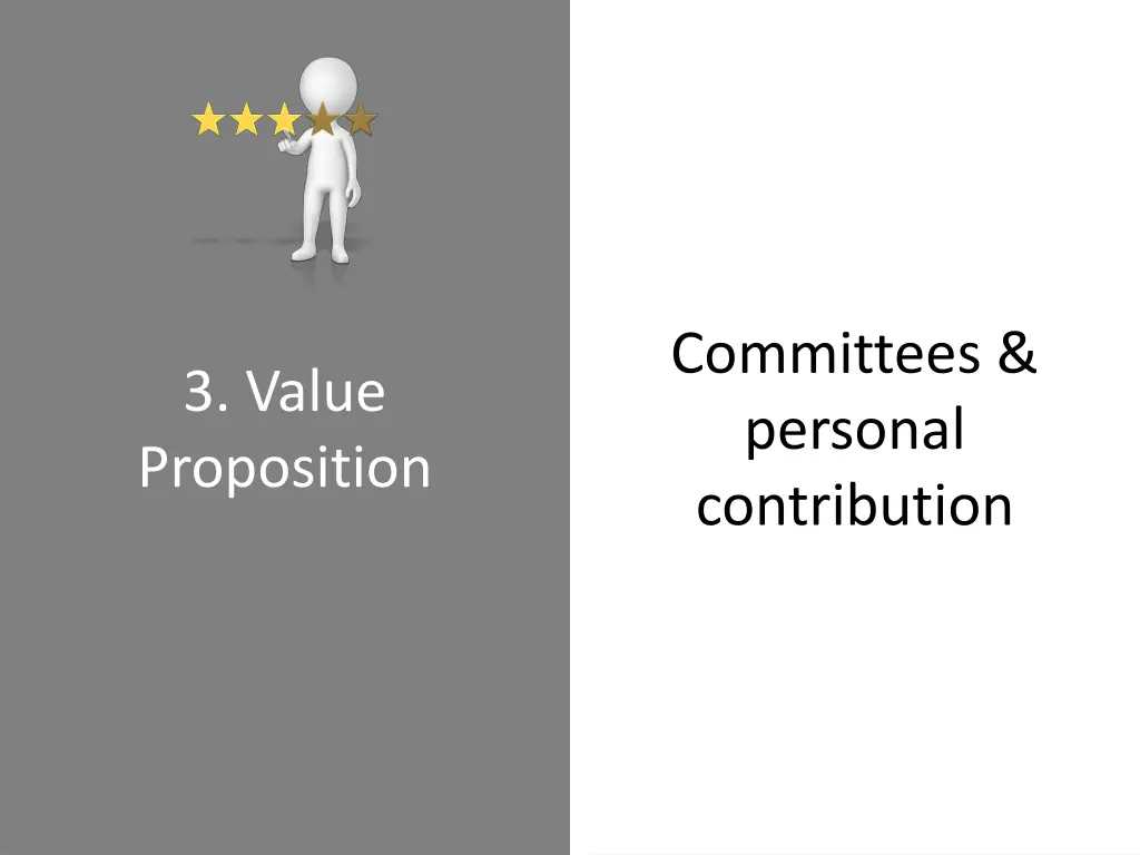 committees personal contribution