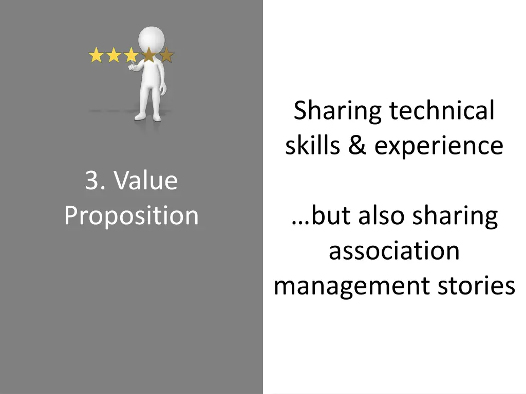 sharing technical skills experience