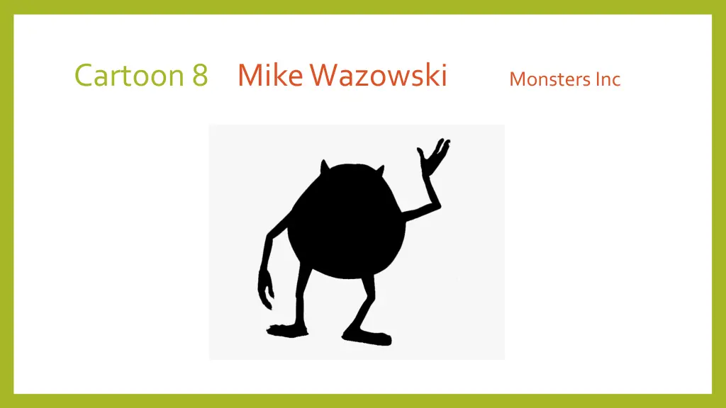 cartoon 8 mike wazowski