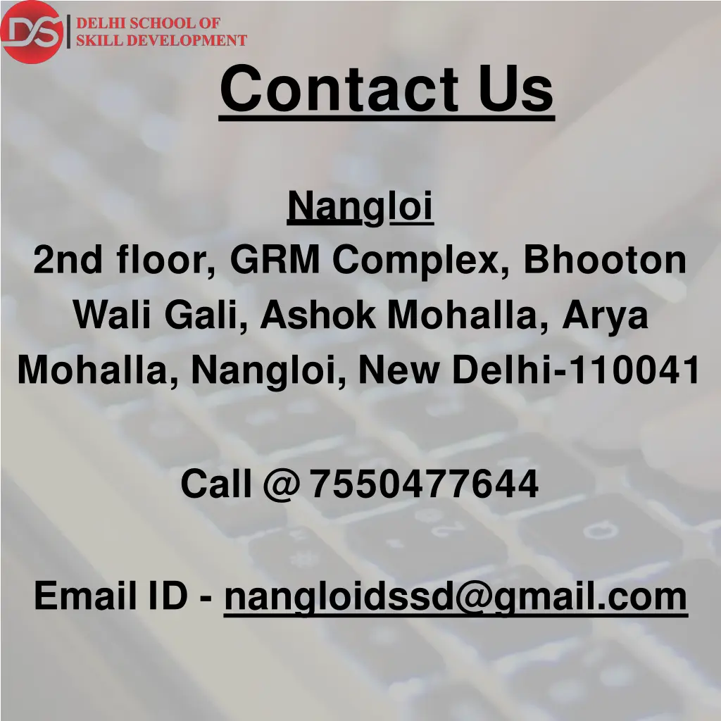 contact us