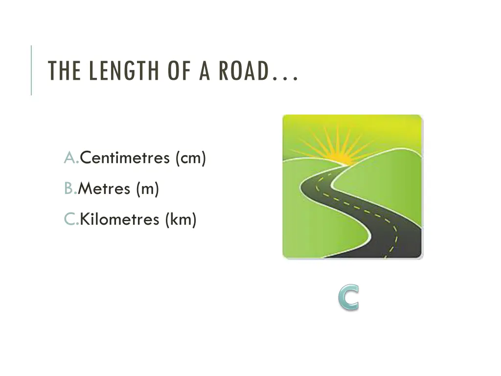 the length of a road