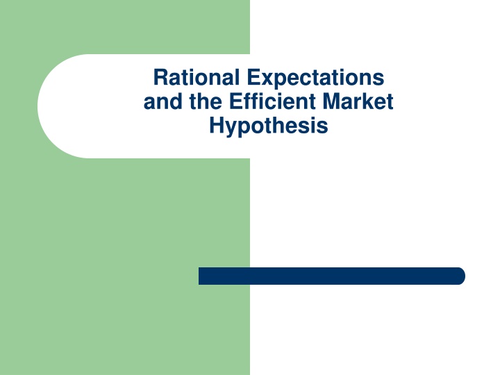 rational expectations and the efficient market