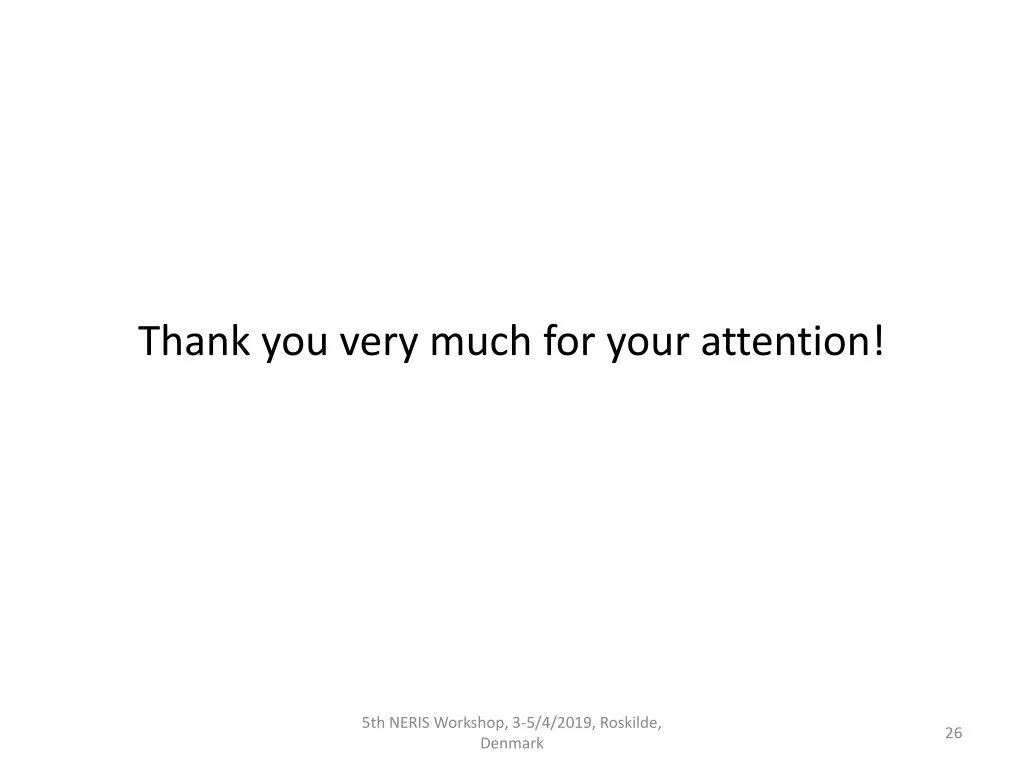 thank you very much for your attention