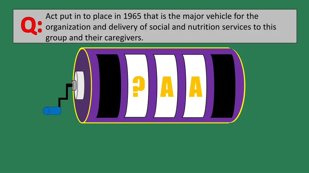 act put in to place in 1965 that is the major