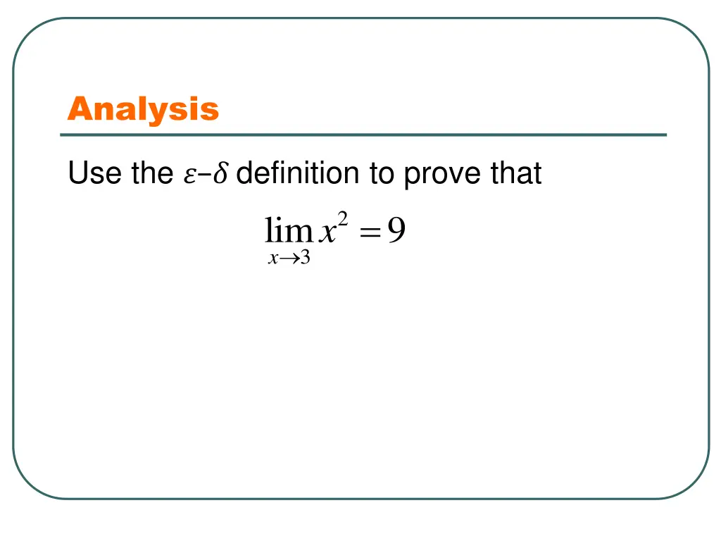 analysis 2