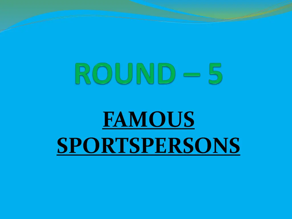 famous sportspersons