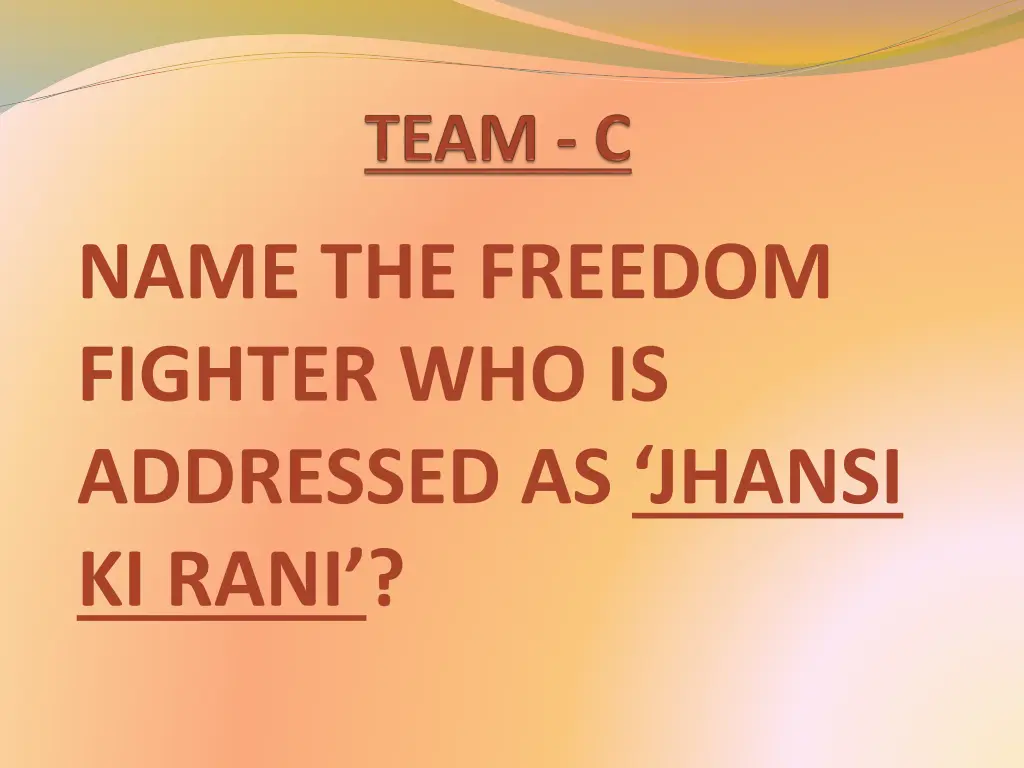 name the freedom fighter who is addressed