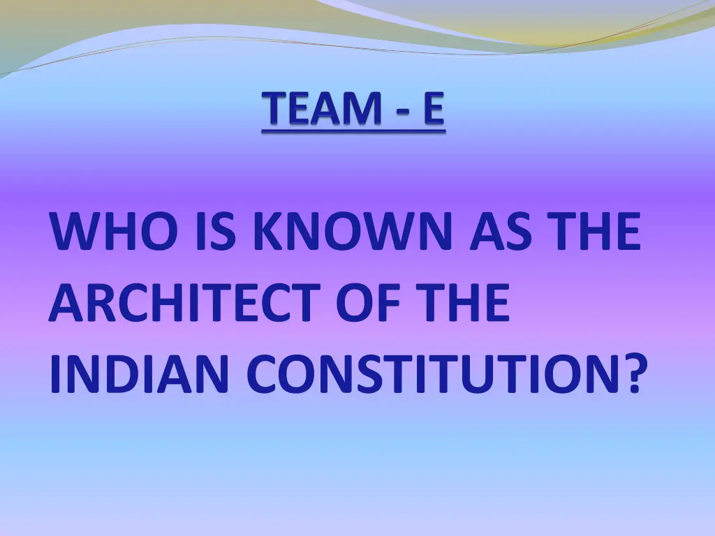 who is known as the architect of the indian