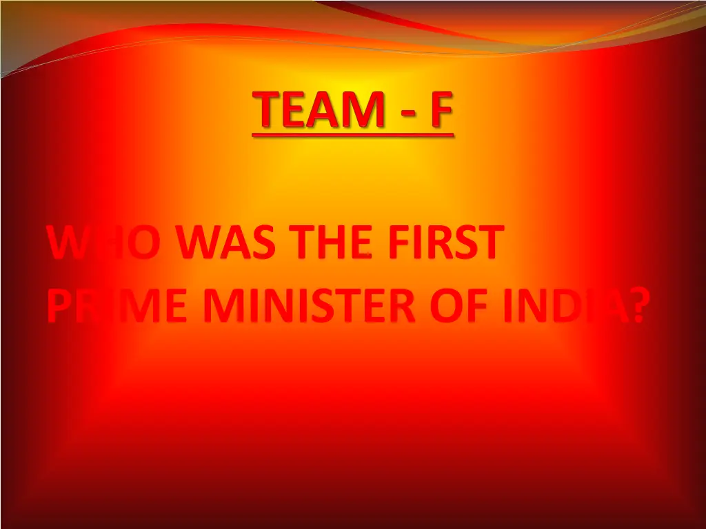 who was the first prime minister of india