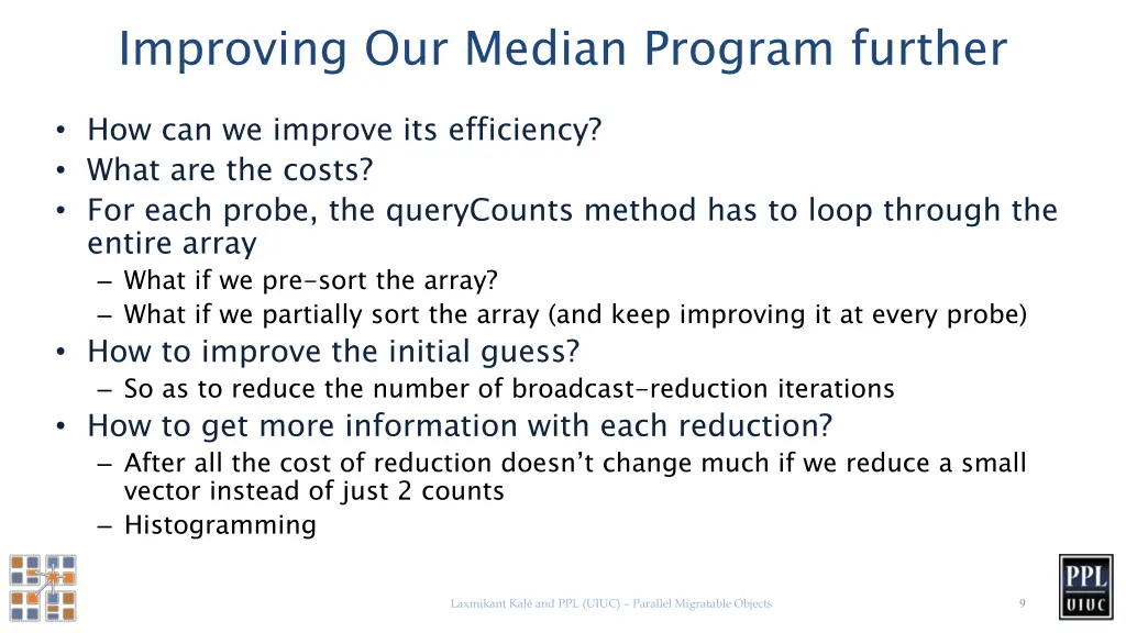 improving our median program further 1