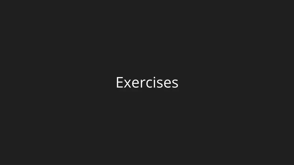 exercises