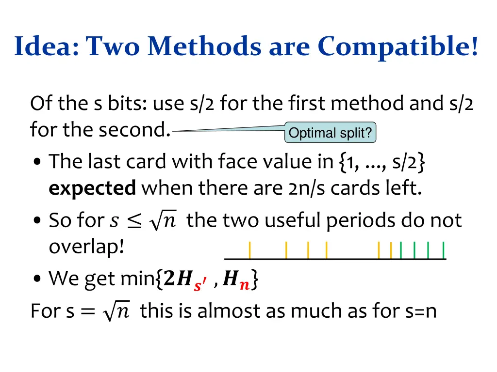 idea two methods are compatible