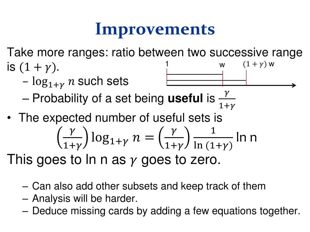 improvements