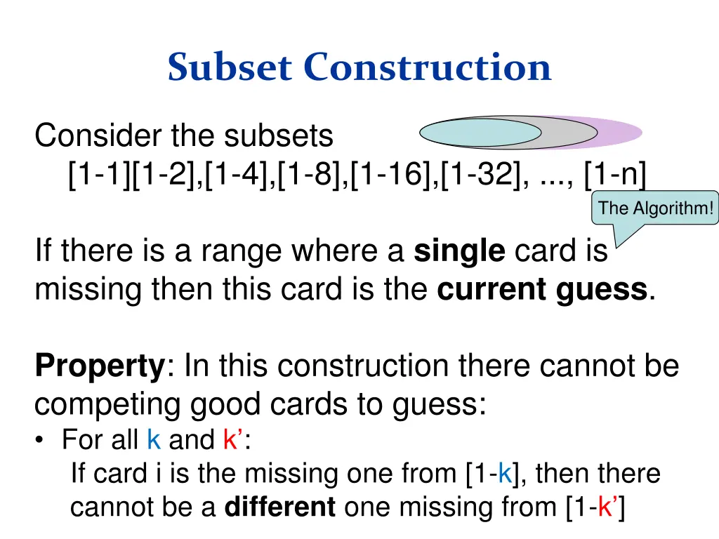 subset construction