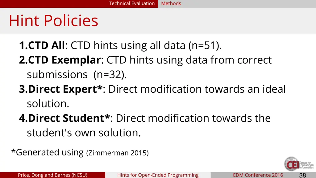 technical evaluation 1