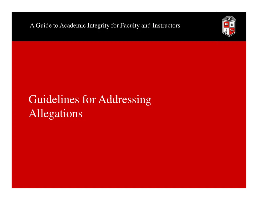 a guide to academic integrity for faculty 3