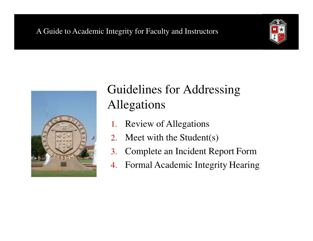 a guide to academic integrity for faculty 4