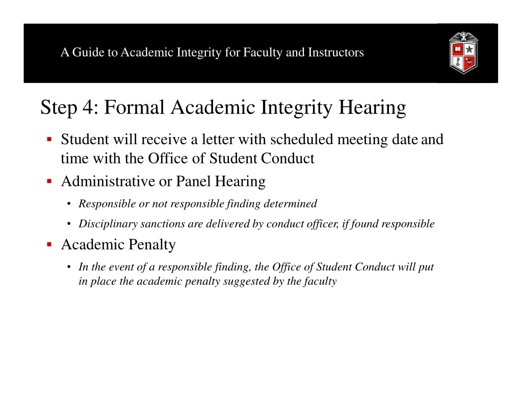 a guide to academic integrity for faculty 9