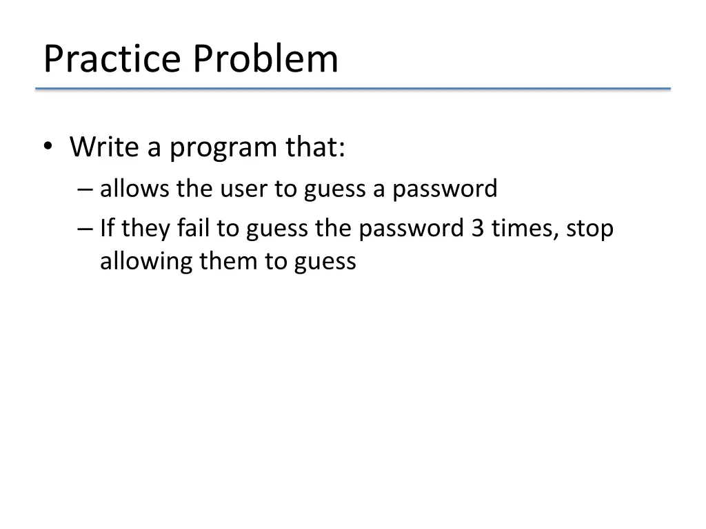 practice problem 2