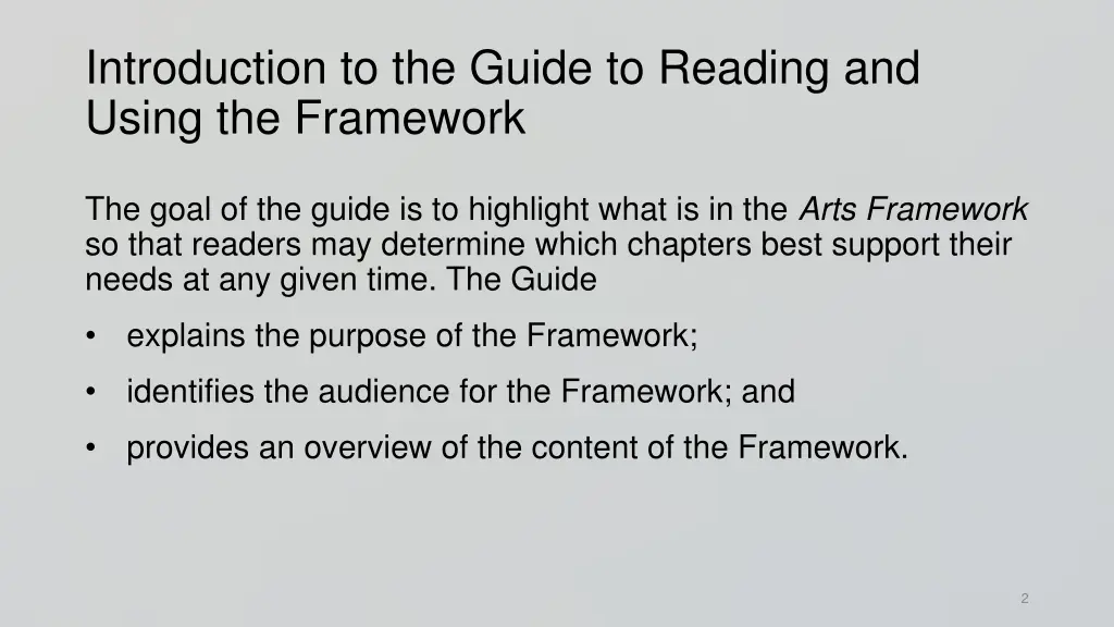 introduction to the guide to reading and using