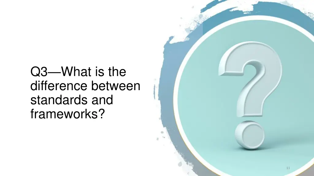 q3 what is the difference between standards