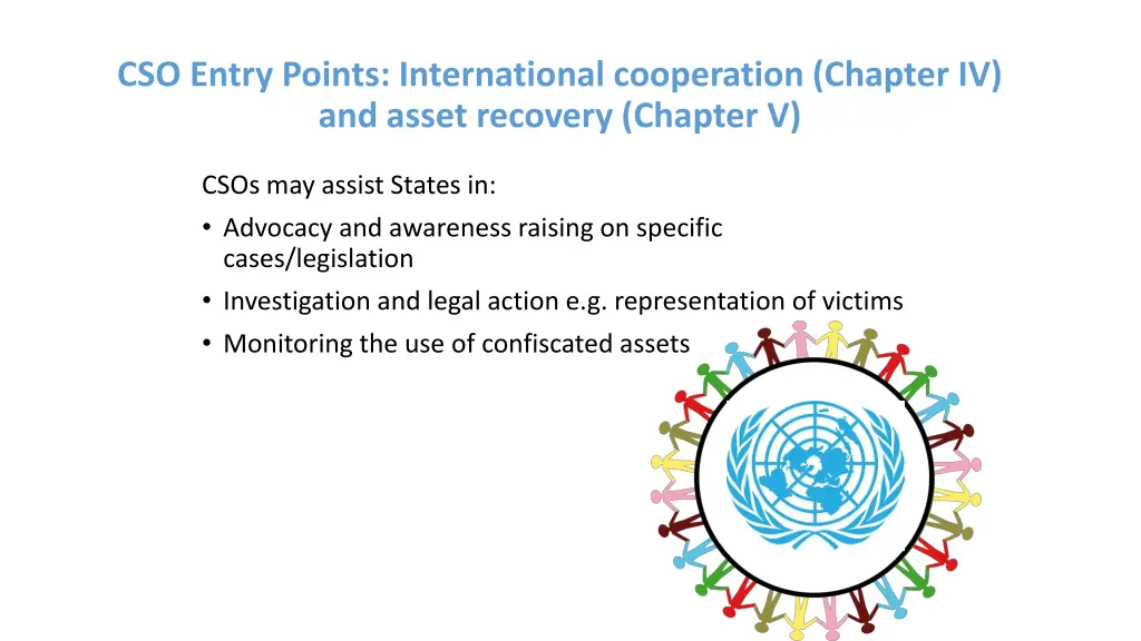 cso entry points international cooperation