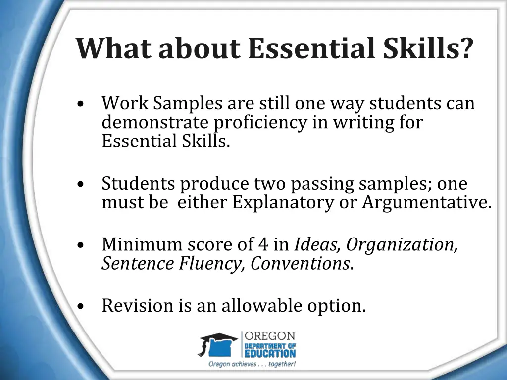 what about essential skills