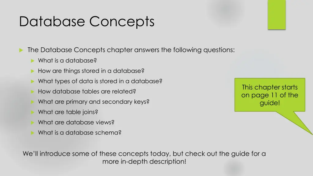 database concepts