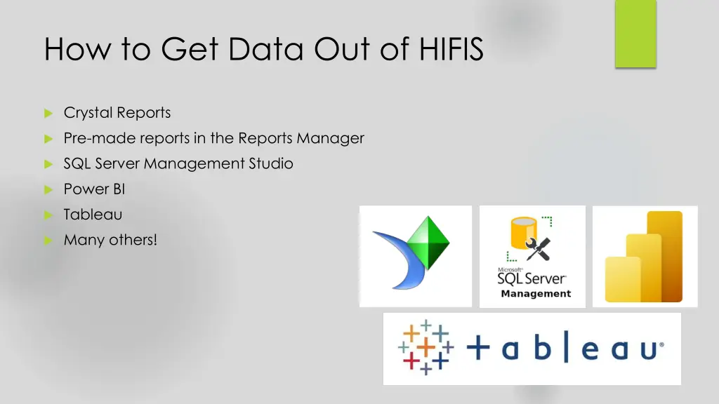 how to get data out of hifis