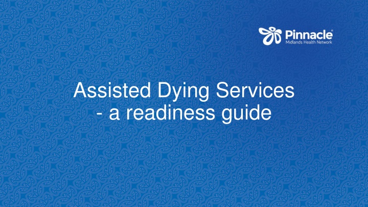 assisted dying services a readiness guide