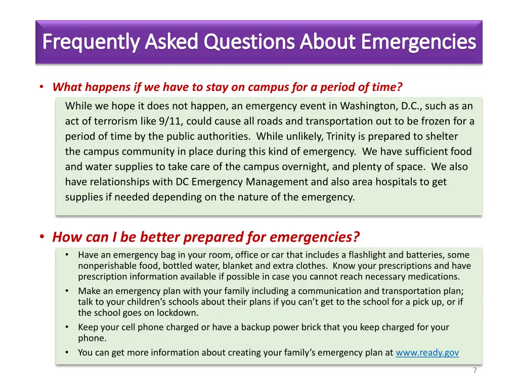 frequently asked questions about emergencies 2