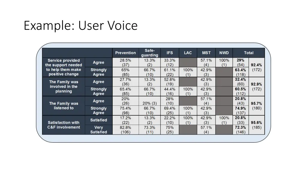 example user voice