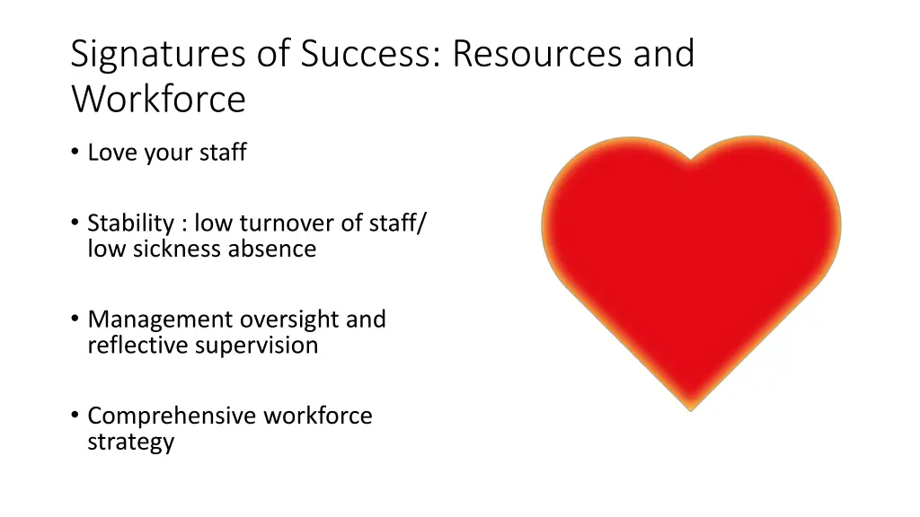 signatures of success resources and workforce