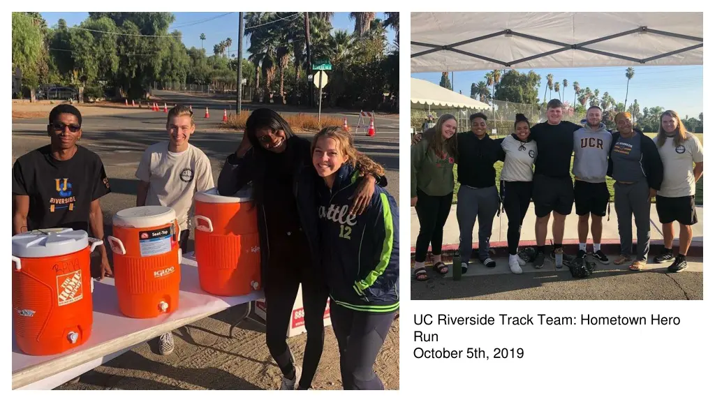 uc riverside track team hometown hero run october