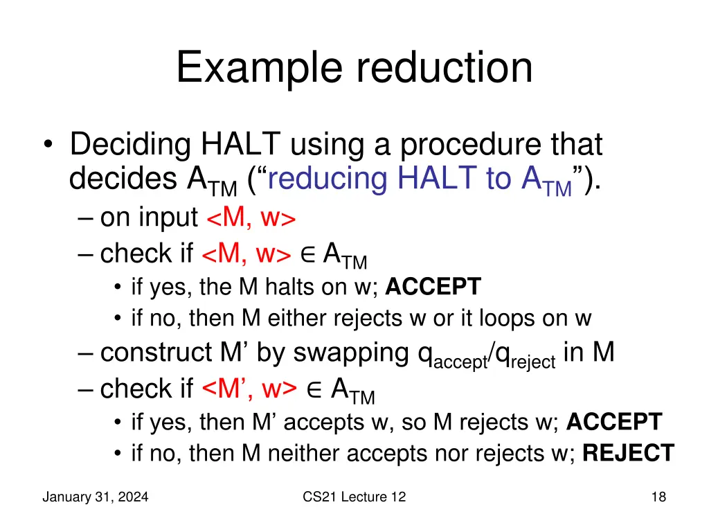 example reduction 2