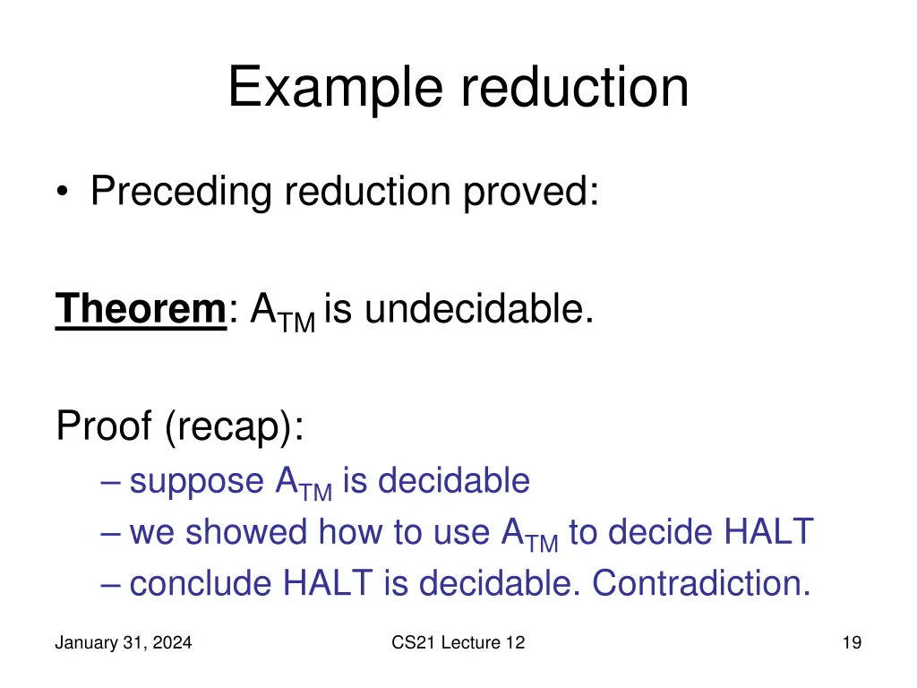 example reduction 3