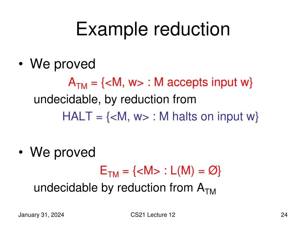 example reduction 4