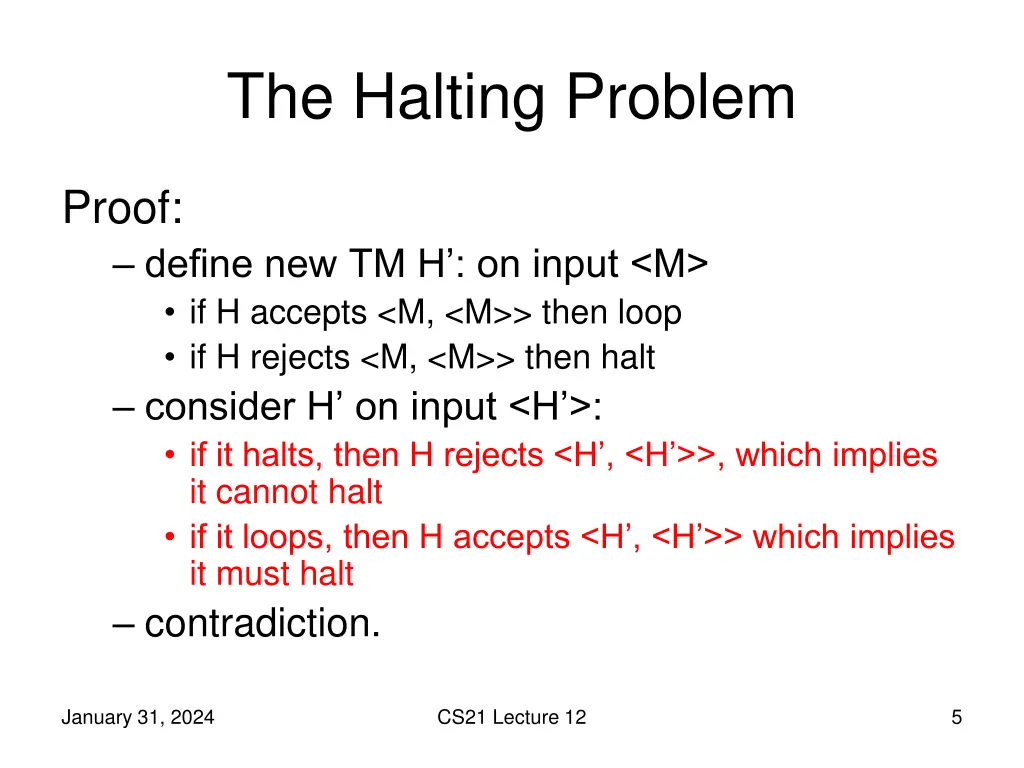 the halting problem 2