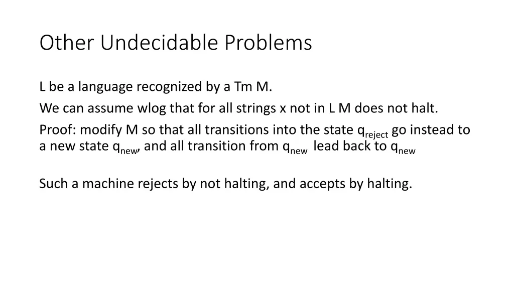 other undecidable problems 3