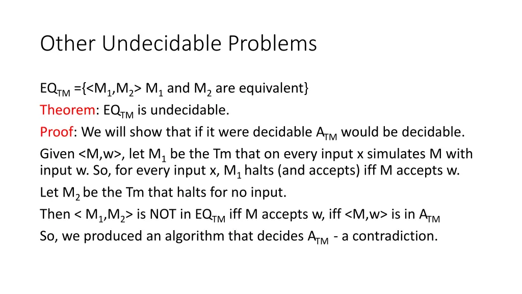 other undecidable problems 8