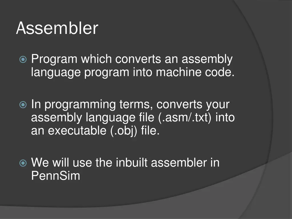 assembler