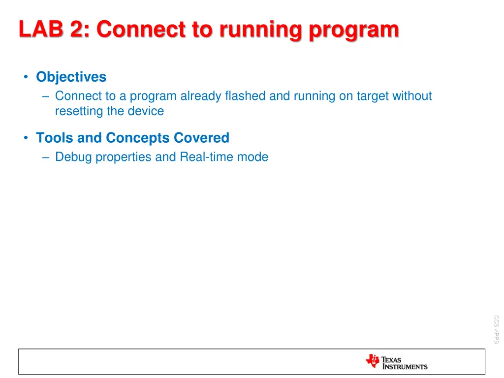 lab 2 connect to running program 1