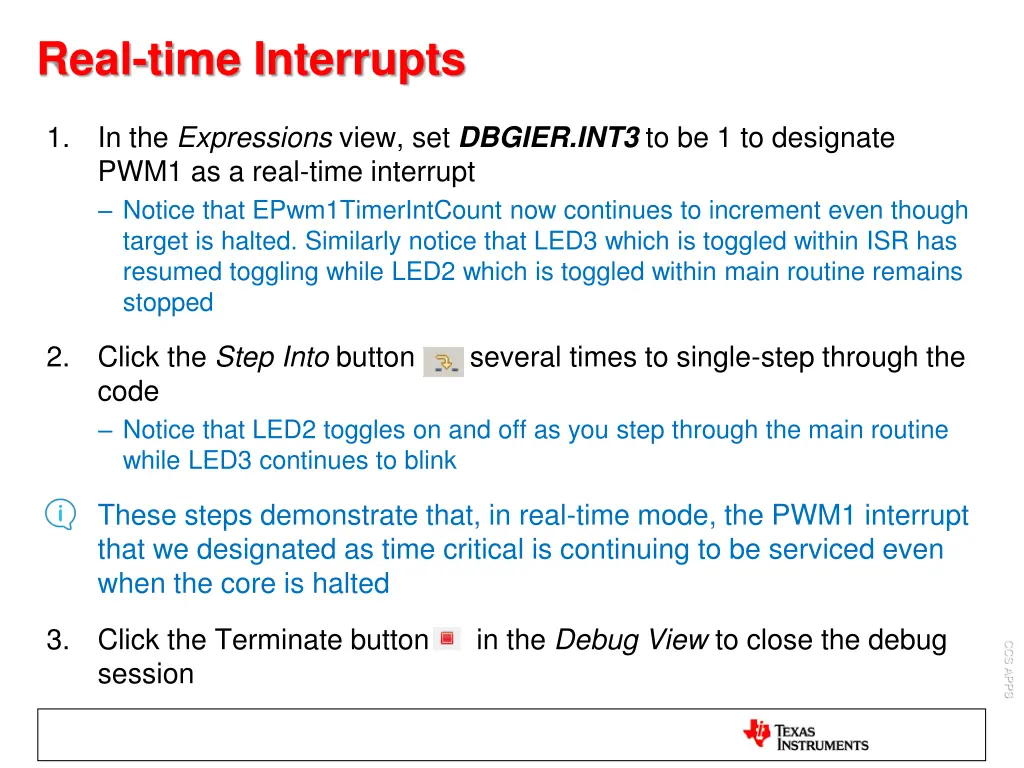 real time interrupts 1