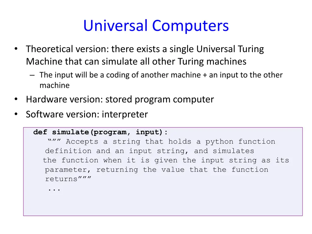 universal computers