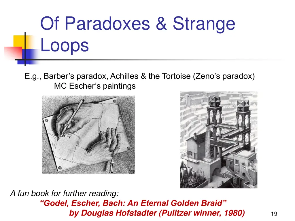 of paradoxes strange loops