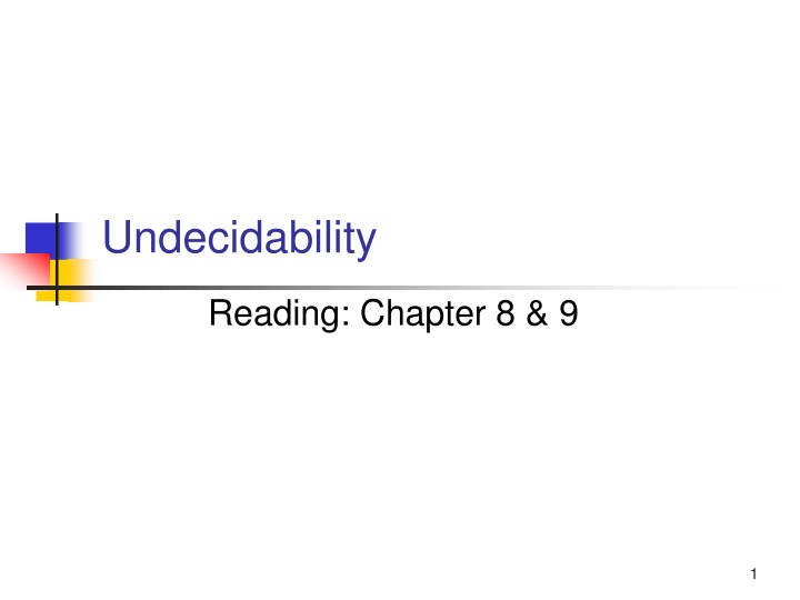 undecidability