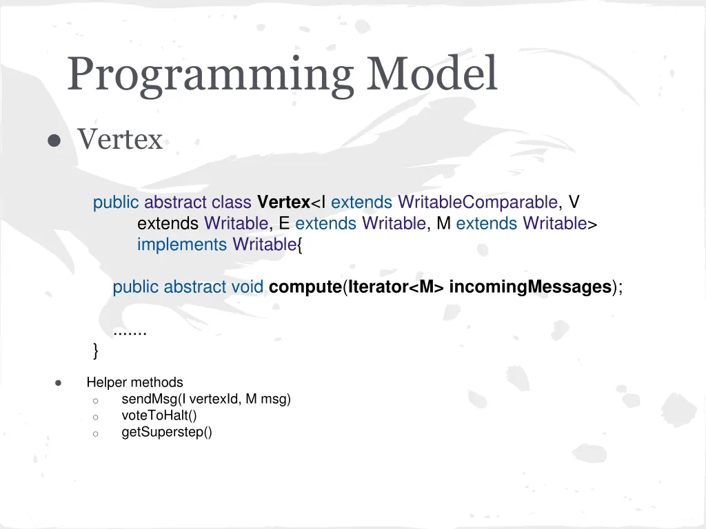 programming model 1