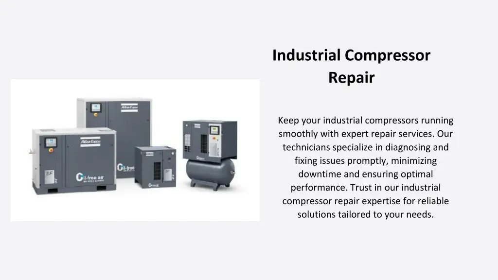 industrial compressor repair