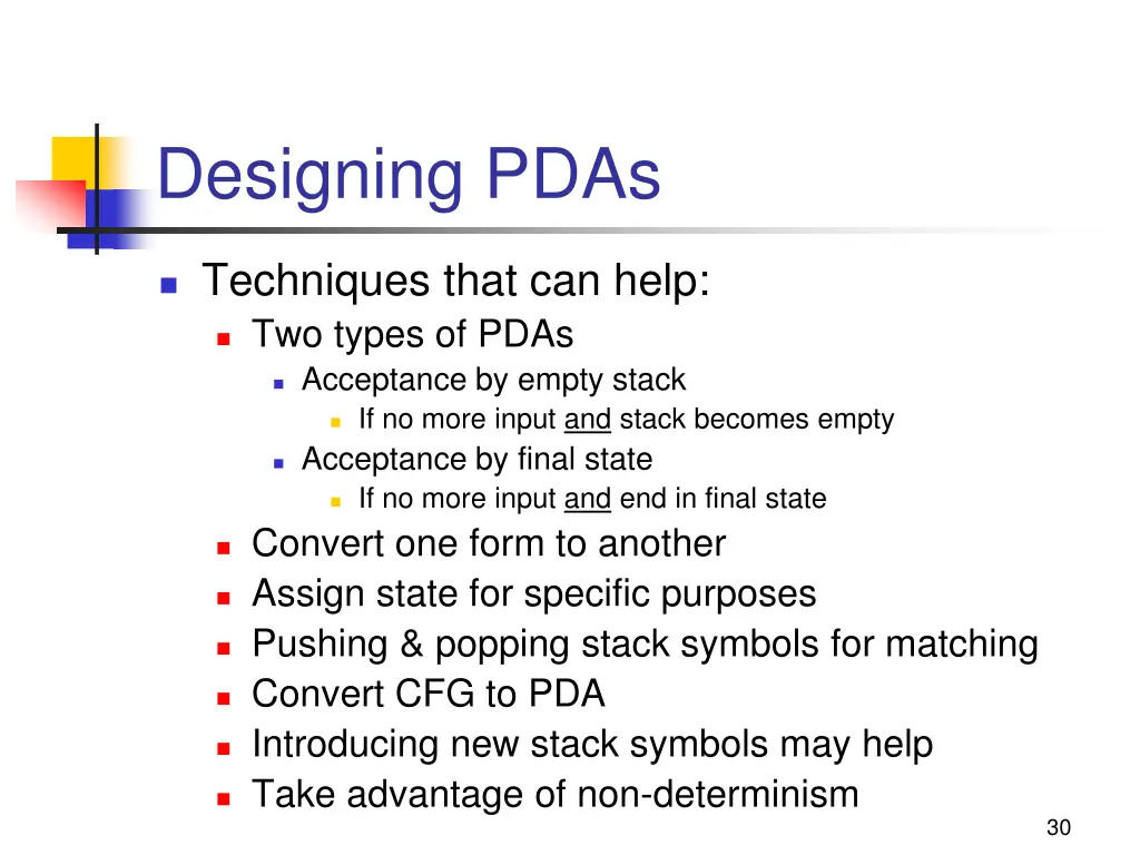 designing pdas